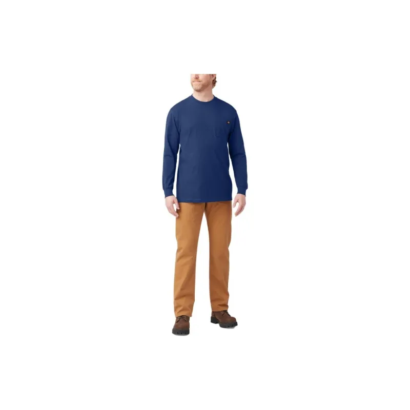 Dickies Heavyweight Long Sleeve Pocket T-Shirt T-Shirt Men's Blue-1