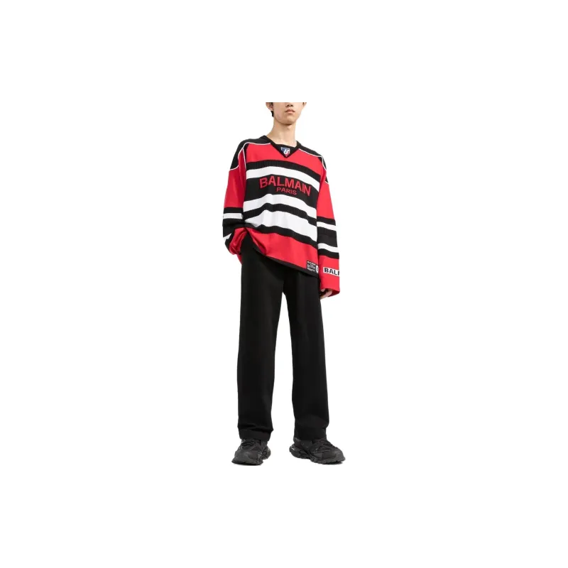 BALMAIN B Sporty Boxy Sweatshirt-1