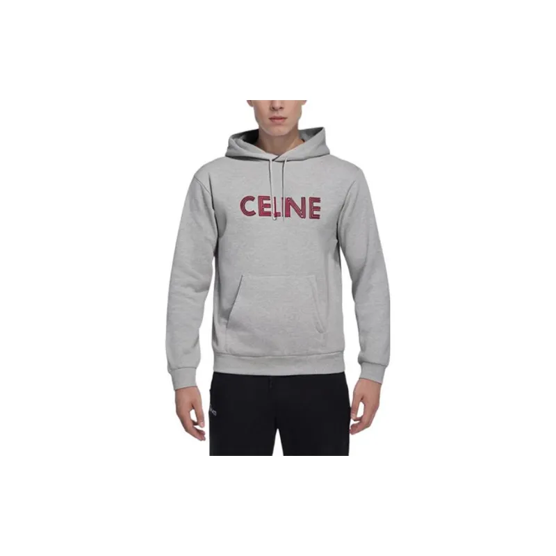 CELINE Sweatshirts Men Gray-3