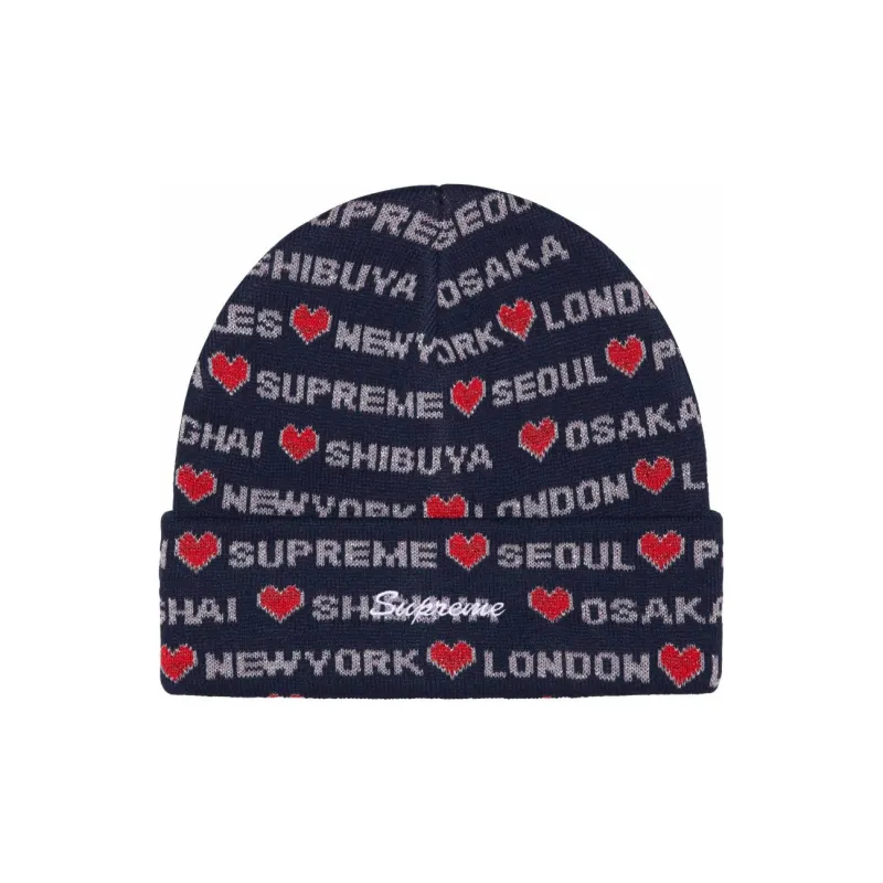 Supreme Hearts Beanie-0