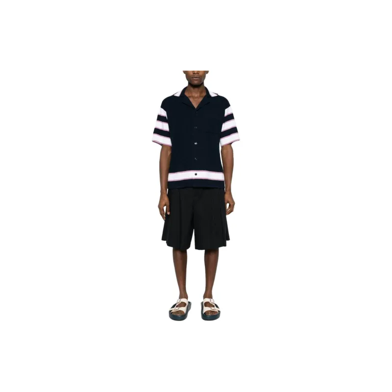 MARNI Terry cloth Bowling Shirt-1