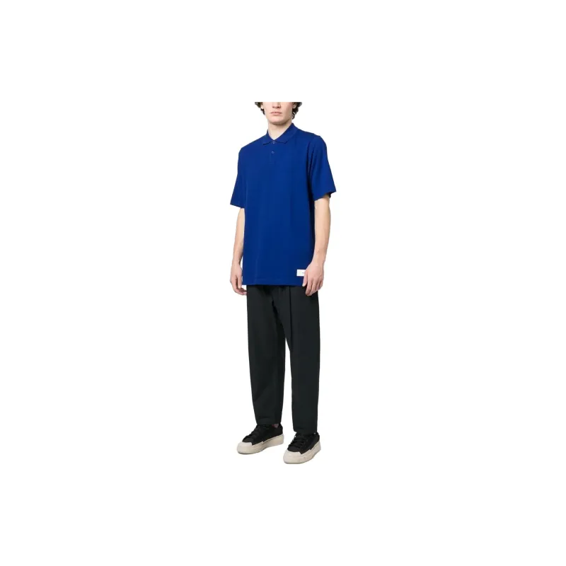 Y 3 Polo Shirts Men Royal Blue-1