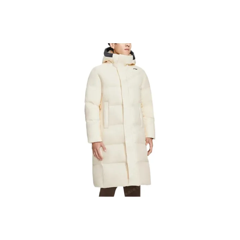 LiNing Fitness Series Down Jacket Men's Swan White-3