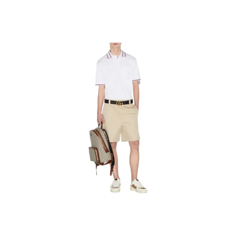 GUCCI Logo Detailed Polo Shirt-1