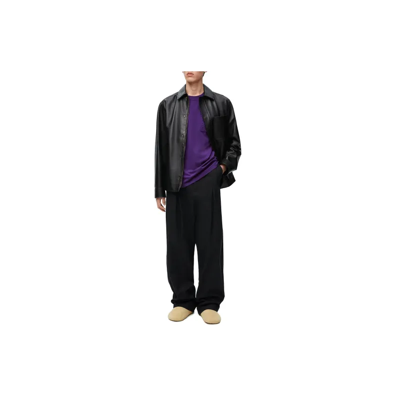 LOEWE Logo Debossed Overshirt-1
