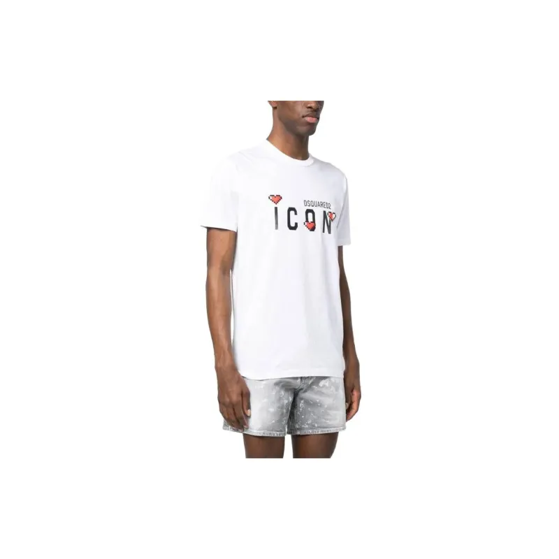 DSQUARED2 Icon Logo print T shirt-2