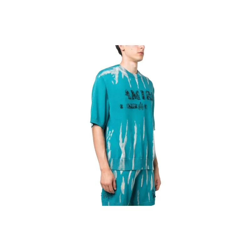 AMIRI T-Shirts Men Turquoise-3