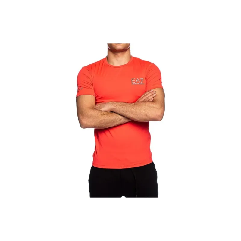 EMPORIO ARMANI T Shirts Men Orange Red-3