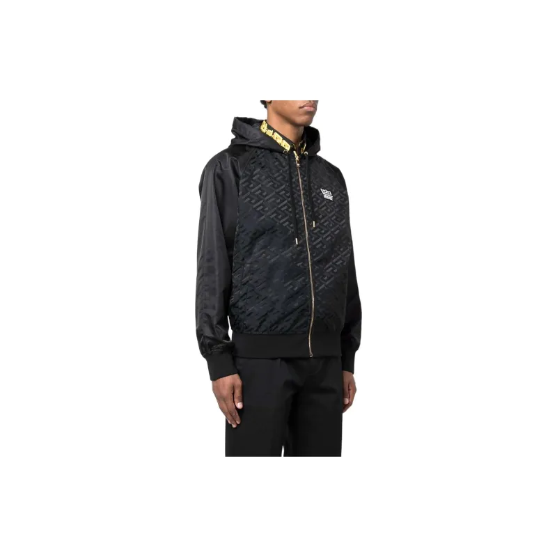 VERSACE Greca Printed Drawstring Jacket-3