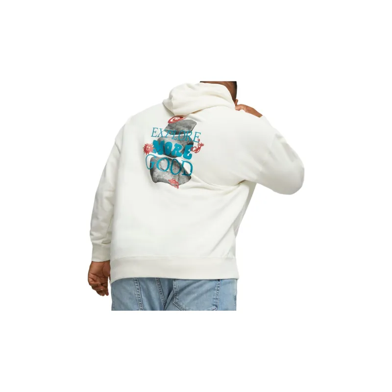 PUMA DOWNTOWN Sweatshirt Men's White-2