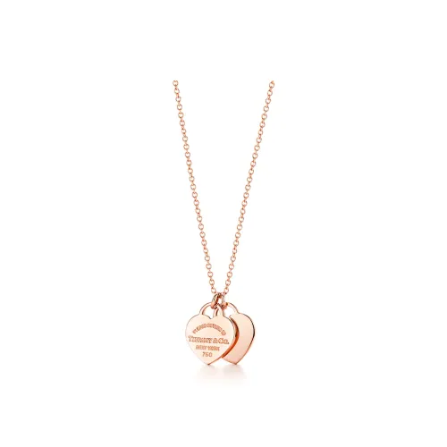 TIFFANY & CO. Return To Tiffany™ Series Necklaces Women's Rose Gold