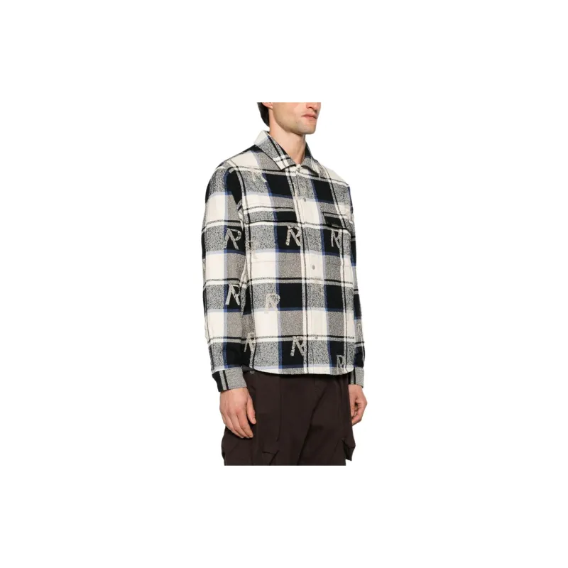 REPRESENT Checked Flannel Shirt-3