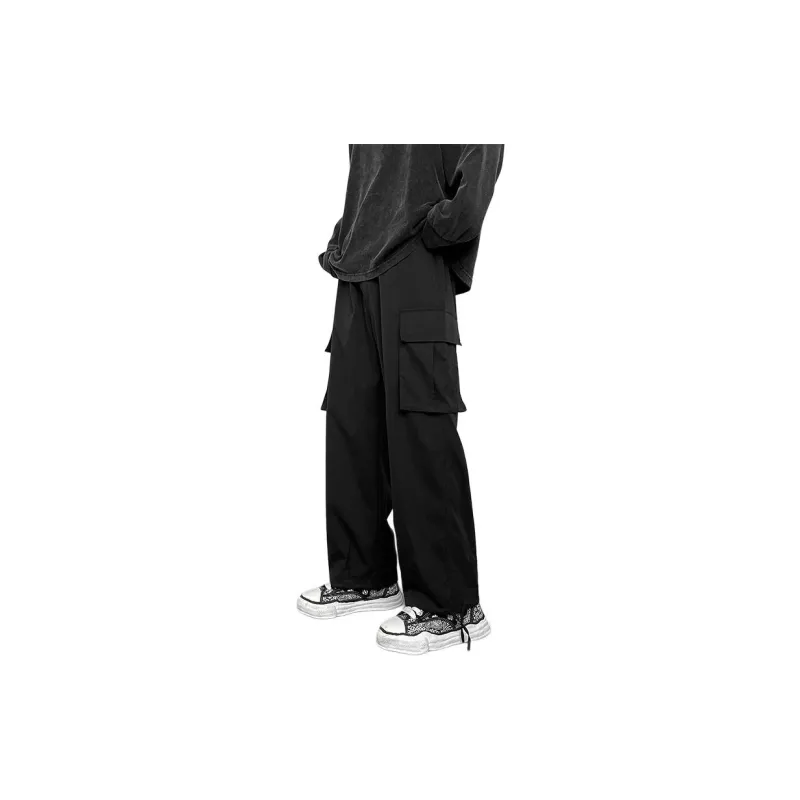 MONTVOO Casual Pants Men's Z93 Black-1