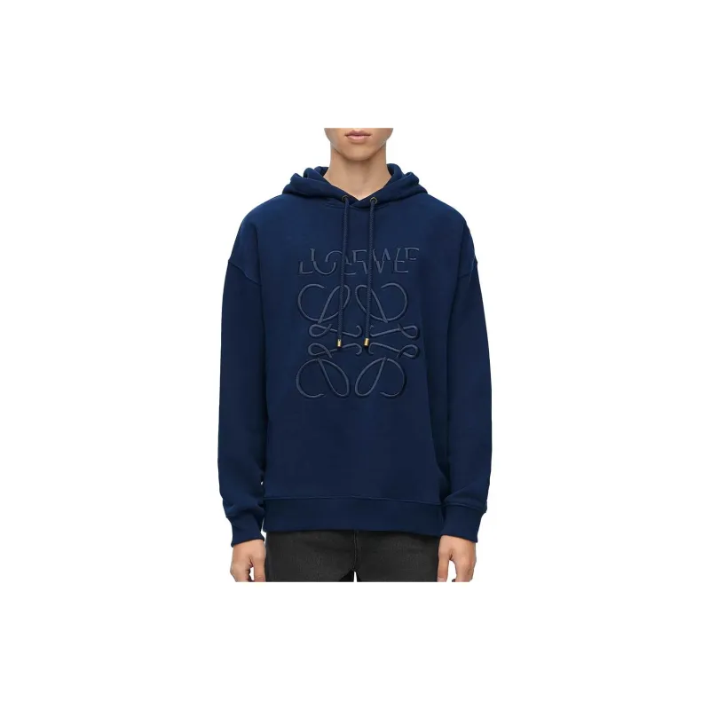 LOEWE SS24 Sweatshirt Men's Prussian Blue-3