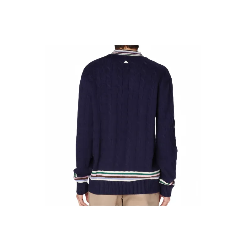 Kappa Robe Giovani Nunki Sweater Sweater Men's Marine Blue-1