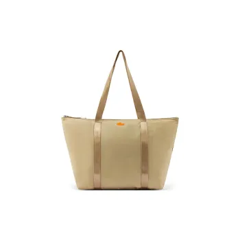 LACOSTE Polyamide Tote Bag Shopping Bag Handbag Shoulder Bag Medium Size Women's Corn Gray