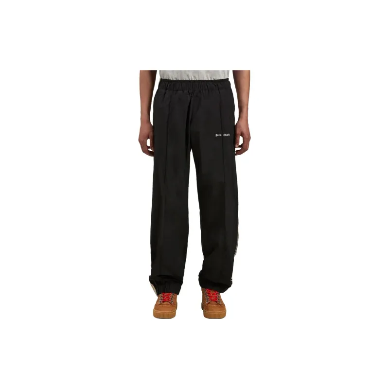 PALM ANGELS Logo Print Side Stripe Track Pants-2