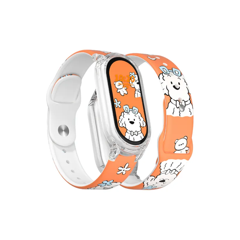 FZRT Watch Bands Cute Print Skin Friendly Silicone Strap Unisex-6