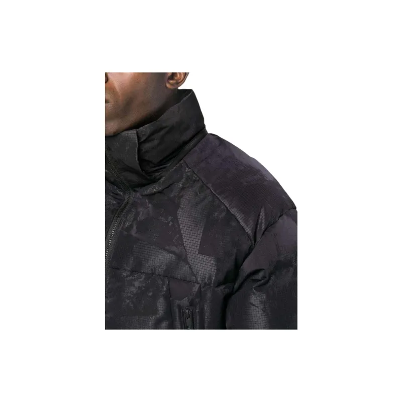 Y-3 Graphic-print Hooded Puffer Jacket-4