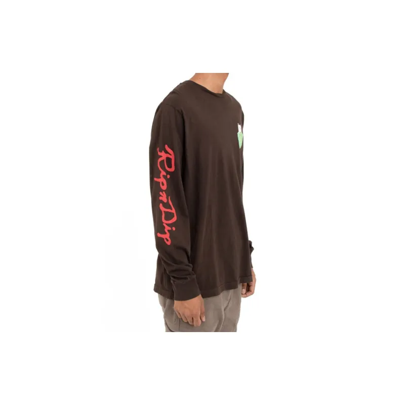 RIPNDIP T Shirt Unisex Dark Umber-1