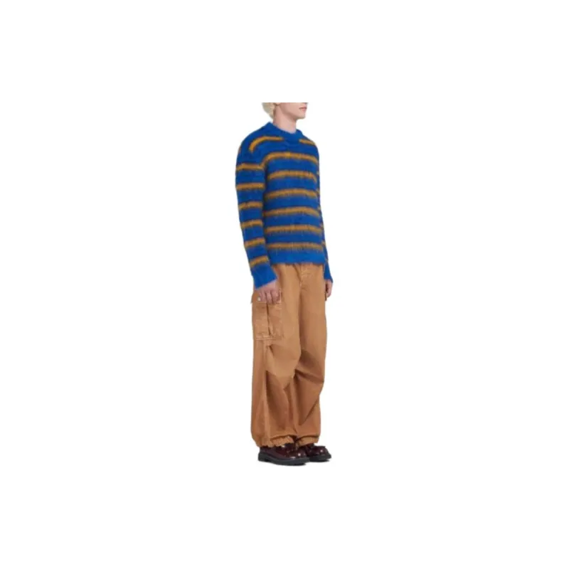 MARNI Fuzzy Striped Sweater-4