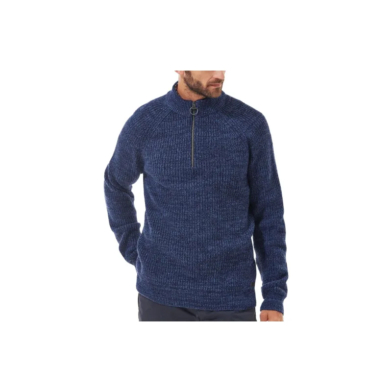 BARBOUR Horseford Half-Zip Jumper Sweater Men's Marine Blue-2