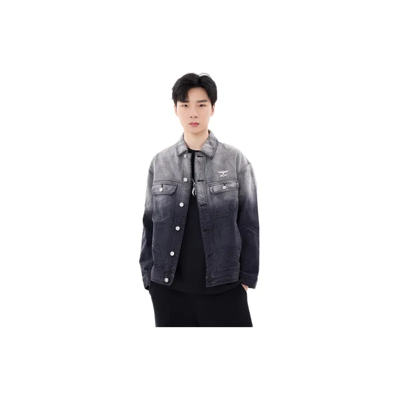 Boy London Denim Jacket Unisex Black-1