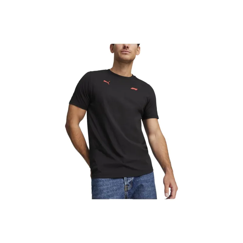 PUMA F1® ESS Small Logo Tee Men T-Shirt Men's Black-2