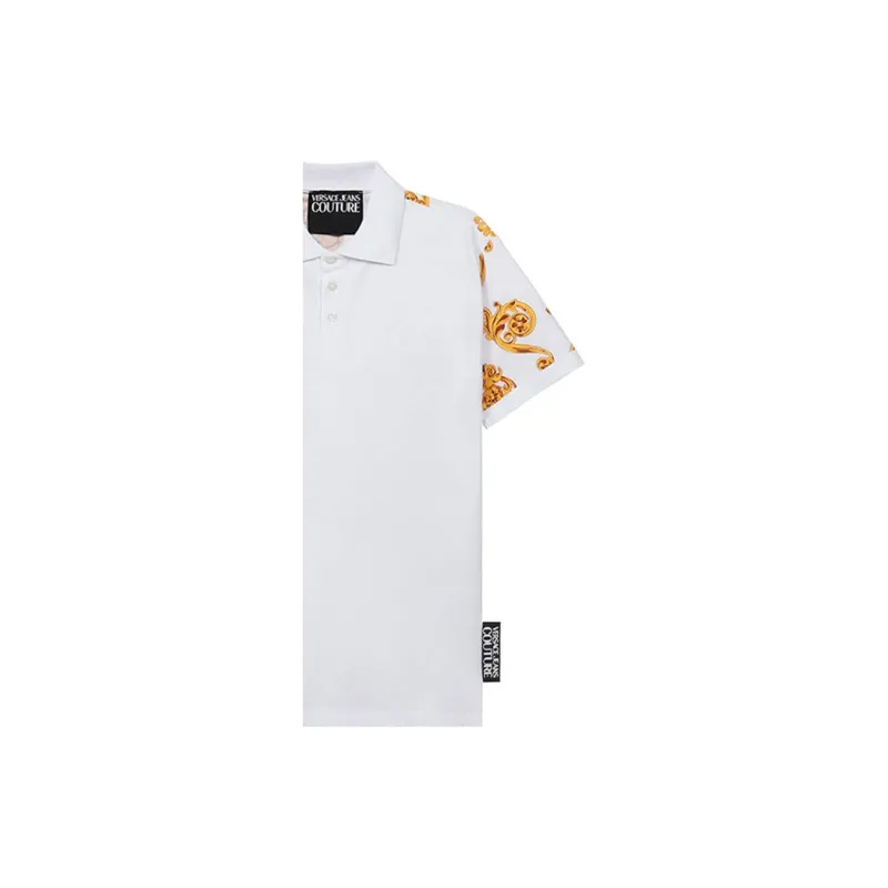 VERSACE JEANS COUTURE Polo Shirts Men White-2