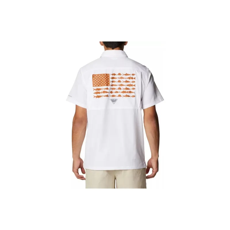 Columbia PFG Slack Tide Shirts Men White-2