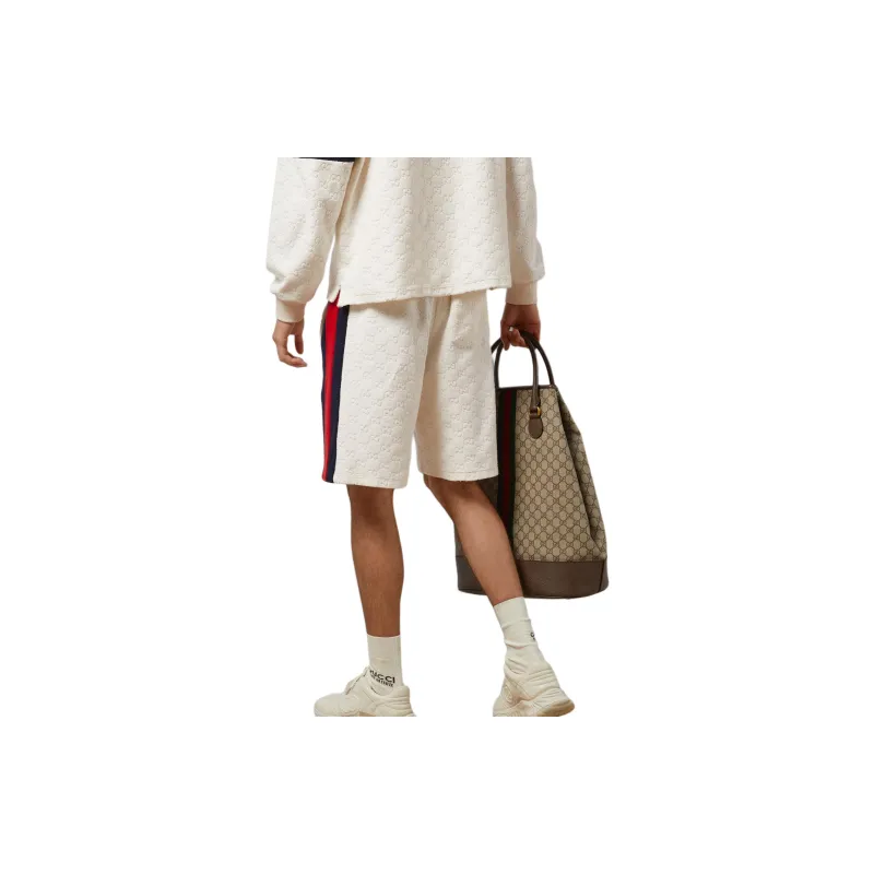 GUCCI Double G Cotton Shorts-2