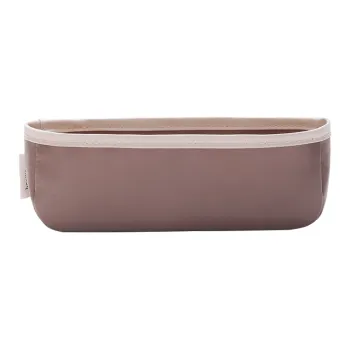 BagINBAG Twill Satin Bag Accessories Medium Size Women's Coffee/Beige/Black