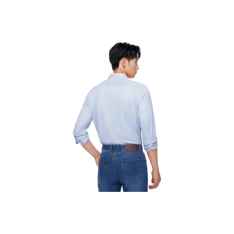 GOLDLION Shirt Men's Light Blue-2