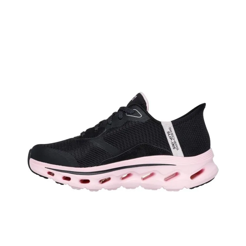 Skechers WOMEN'S GO WALK Anti Slip Wear Resistant Low Top Casual Shoes Women's Black Pink-2