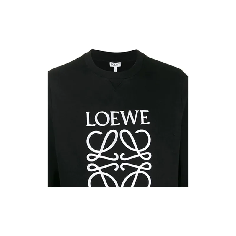 LOEWE Sweatshirts Men Black-4