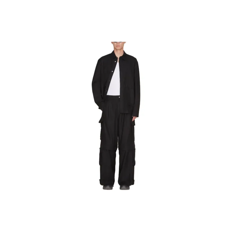 HOLZWEILER Cargo Pants Men's Black-1