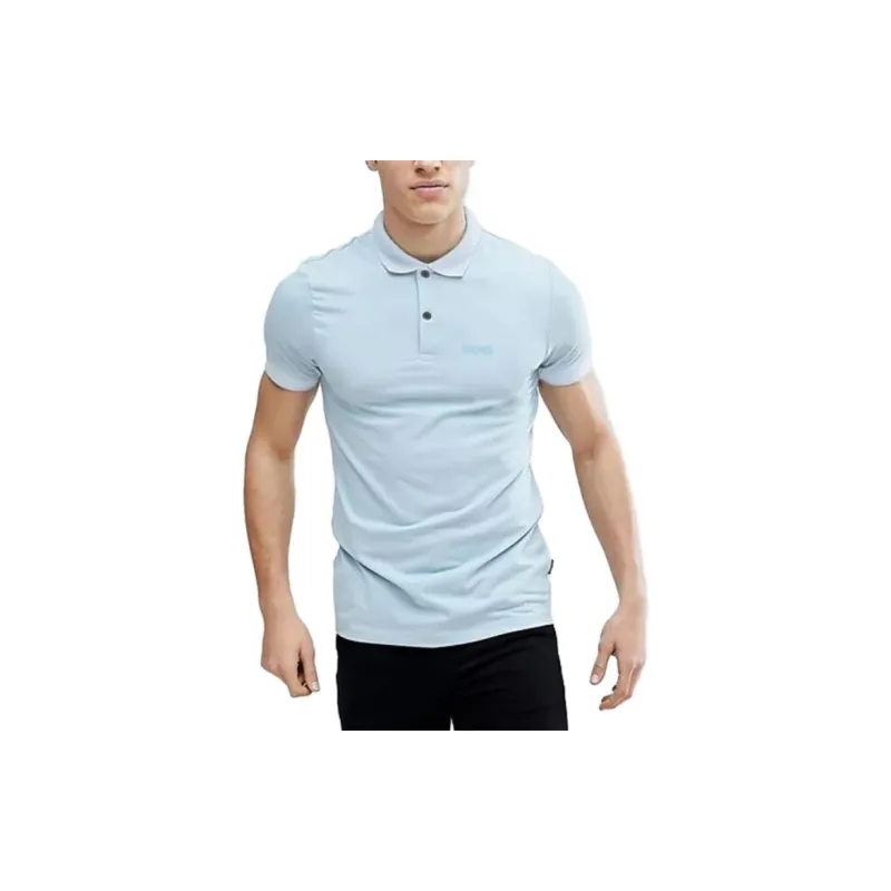 HUGO BOSS Polo Shirt Men's Light Blue-1