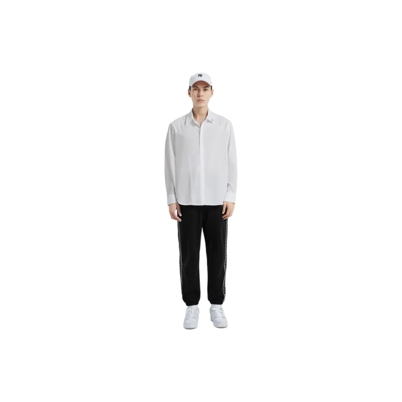 GUCCI Embroidered collar Poplin Shirt-1