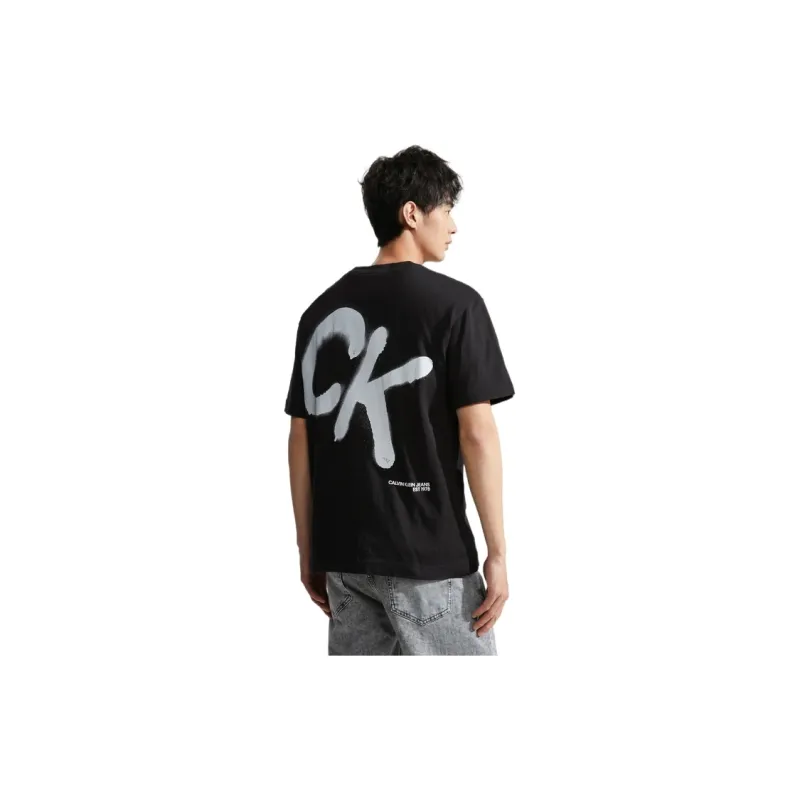 Calvin Klein Logo print Cotton T shirt-7
