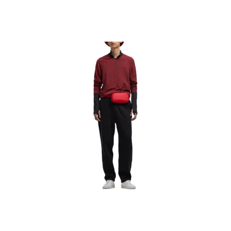 Lululemon Metal Vent Tech Silverescent™ Fabric T Shirt Men's Dark Red-2