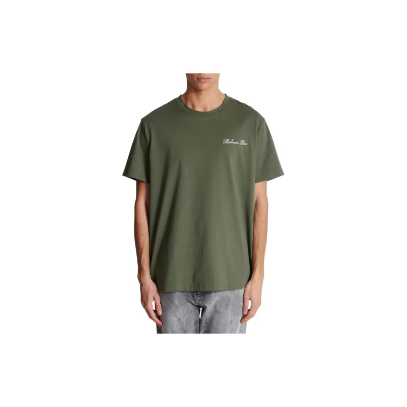BALMAIN T-Shirt Men's Dark Green-2