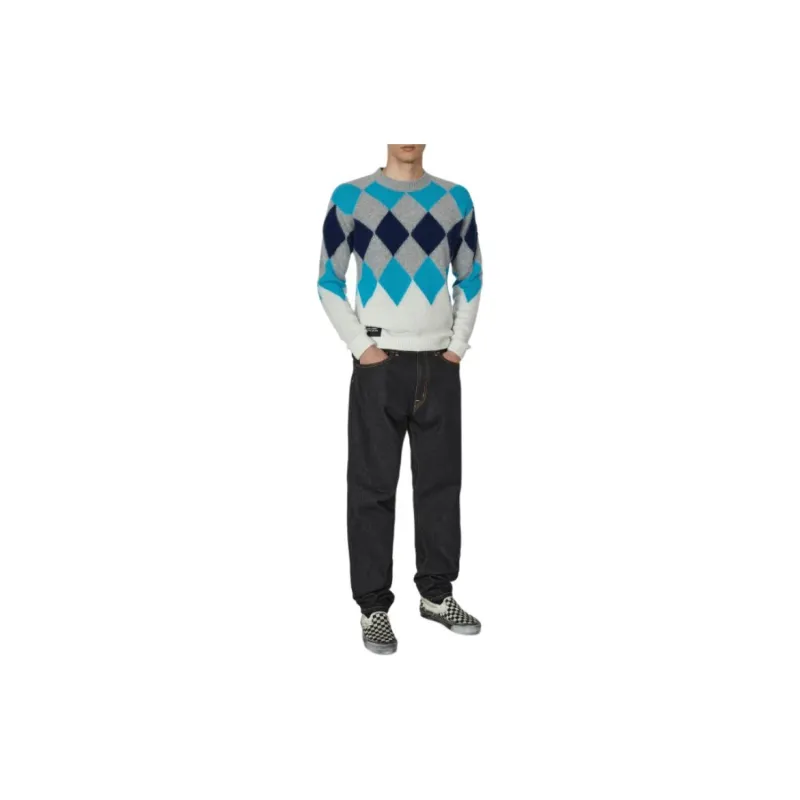 Moncler Sweaters Men Blue-1