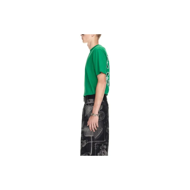 OFF-WHITE Bandana Arrow Slim Short-Sleeve Tee -3