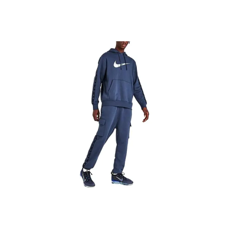 Nike Knitted Sweatpants Men Navy Blue-1