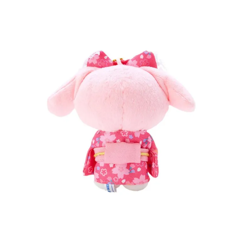 Sanrio My Melody Cherry Blossom Dolls Plush Pendant 13cm High-2