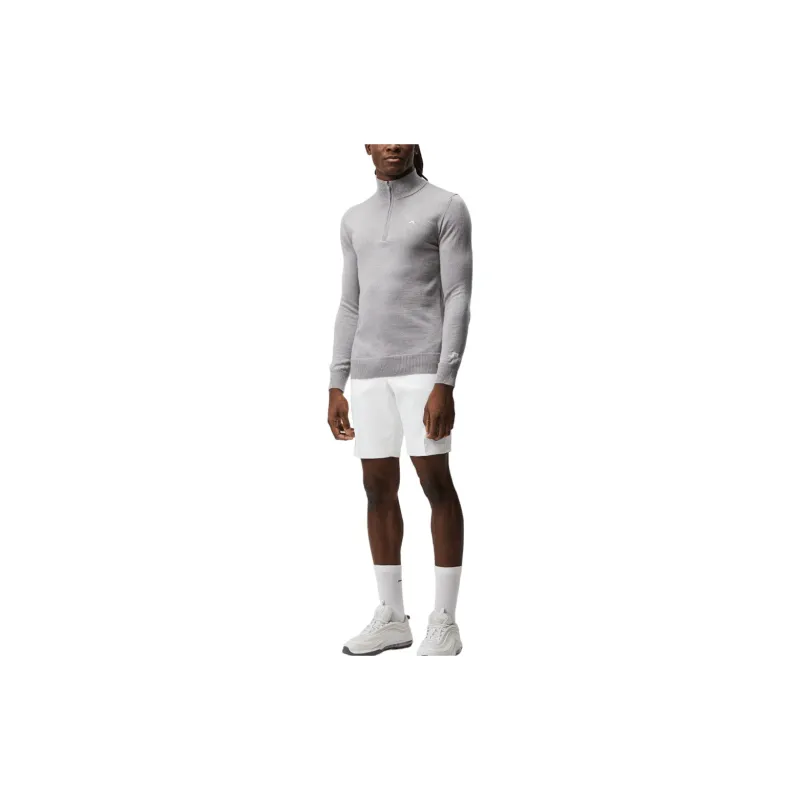 J.Lindeberg Cashmere Sweater Men's Mixed Gray-3