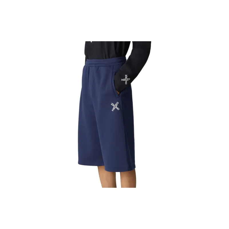 KENZO Casual Shorts Men's Dark Blue-4
