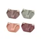 M1585-E Set-Comfort Cotton Split-Gray Purple+Green+Pink+Plum Purple (4 Pack)