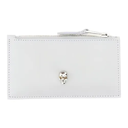 Alexander McQueen Skull Stud Zipped Wallet