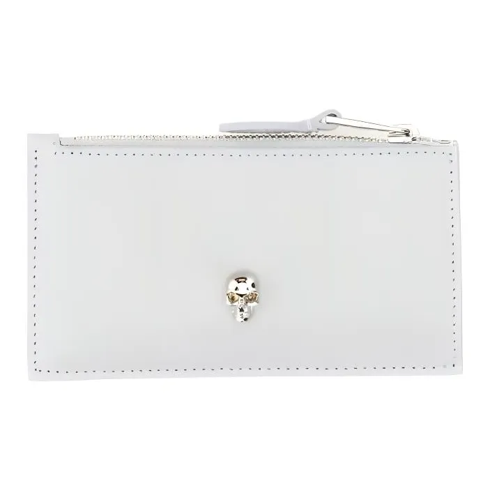 Alexander McQueen Skull Stud Zipped Wallet-0